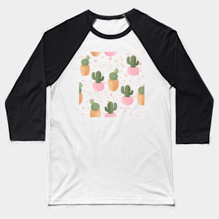 cacti pattern Baseball T-Shirt